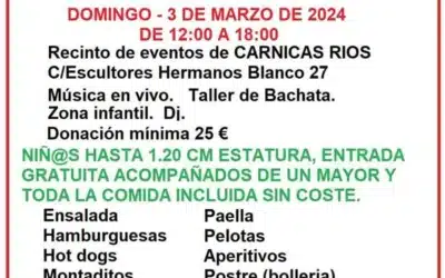 II Comida Benéfica de Nueva Fraternidad por un futuro mejor en África